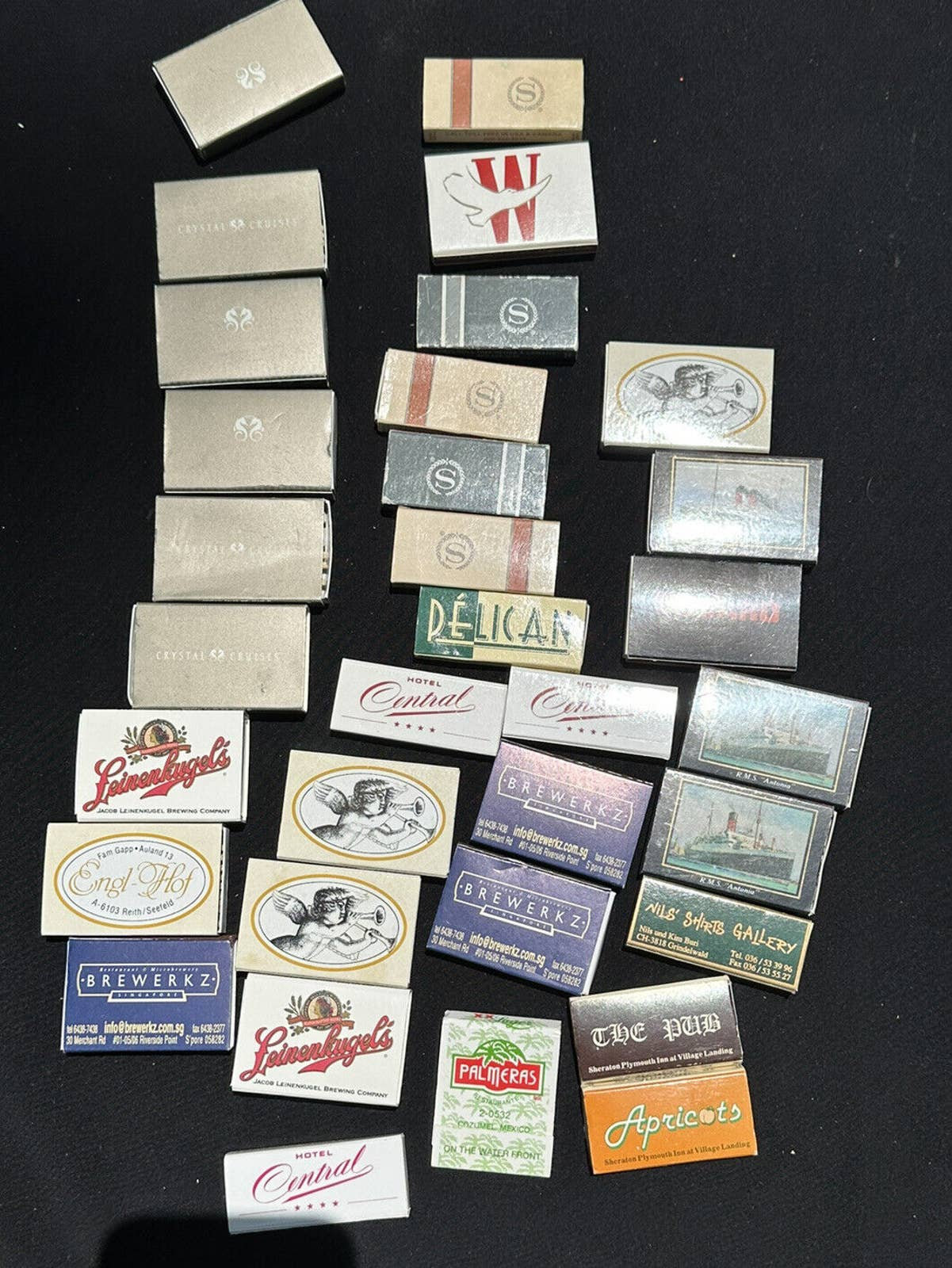 Vintage Matchbook Lot Of Matchbooks Foreign Food & Travel 5Y-6