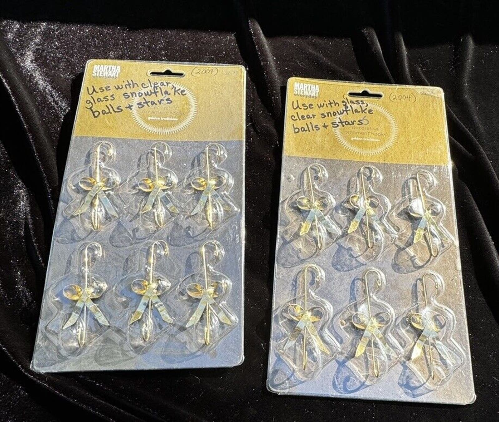 2 Vintage Martha Stewart decorativo adorno navideño ganchos arcos dorados  -A9 - Etsy México, image size:1600x1352