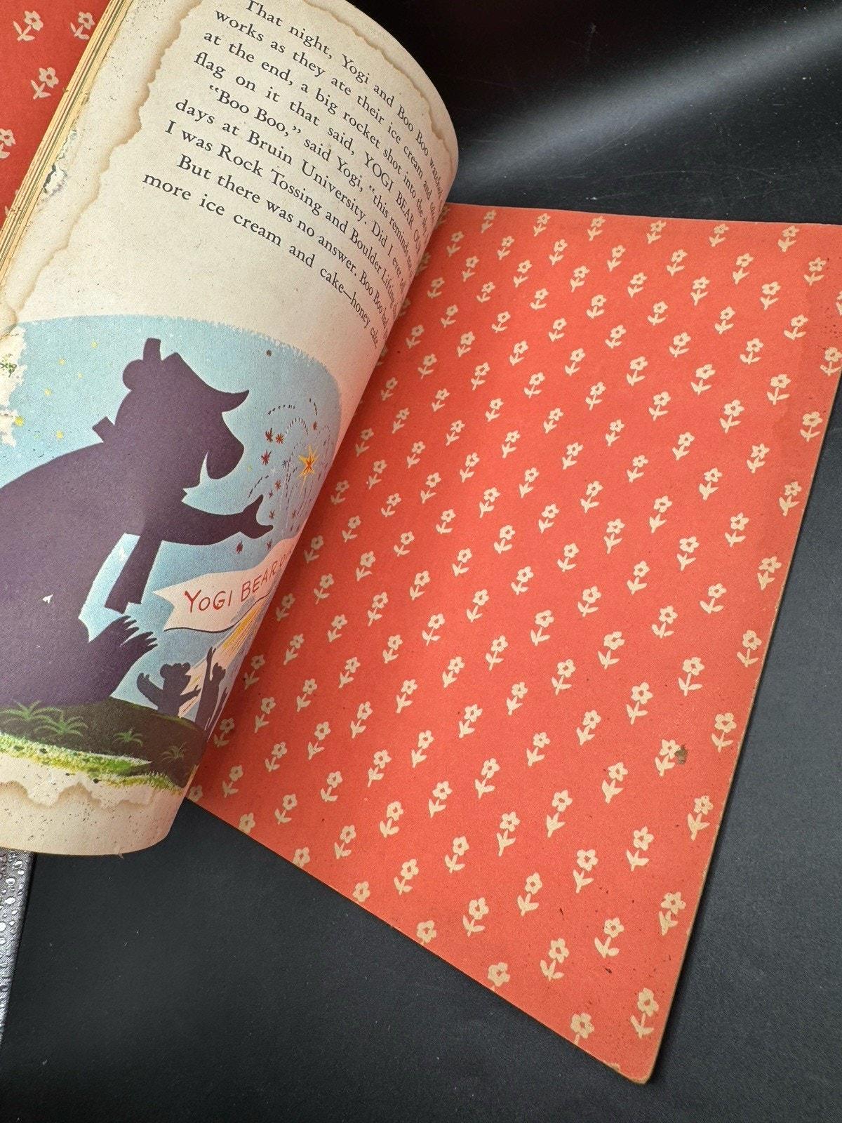 Huckleberry Hound and YOGI BEAR A Big Golden Book 1960 HC Vintage