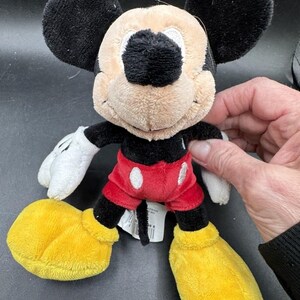 Vintage 1990’s Disney Store Mickey Mouse Plush Soft Velour Stuffy image 3