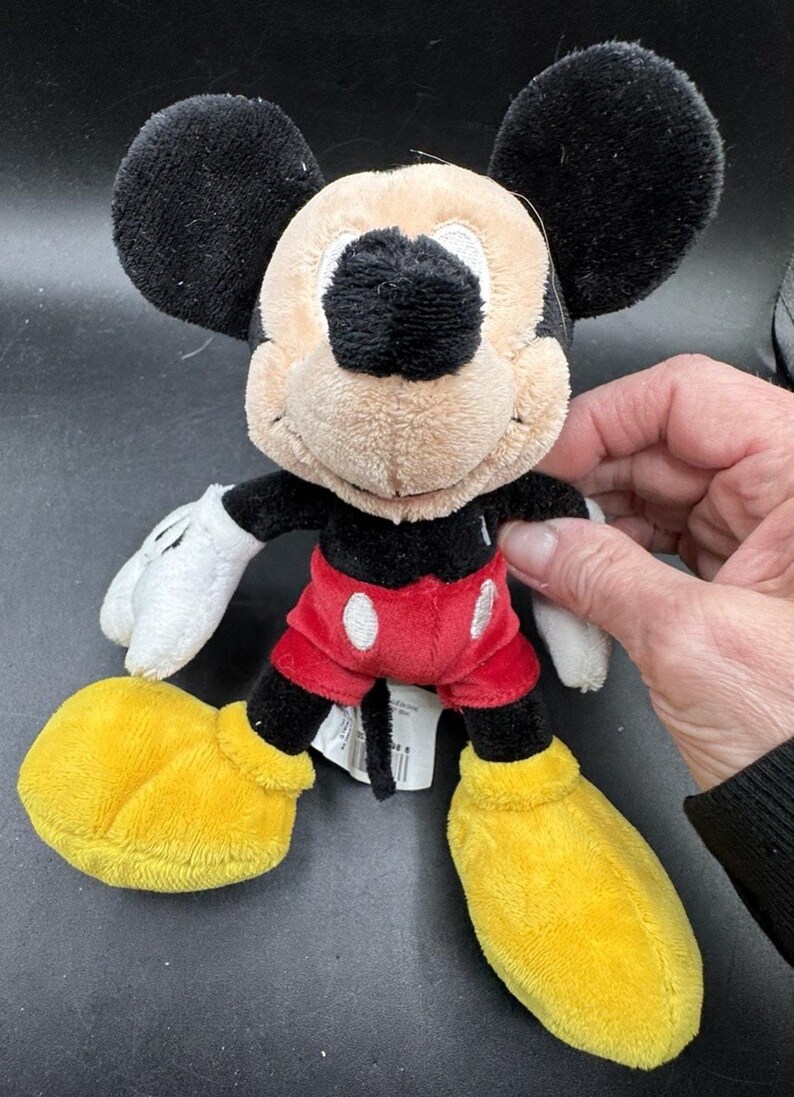Vintage 1990’s Disney Store Mickey Mouse Plush Soft Velour Stuffy image 3