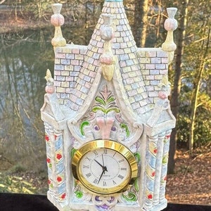 Rare Disney Jim Shore Cinderella Clock Tower in Time All Fairy