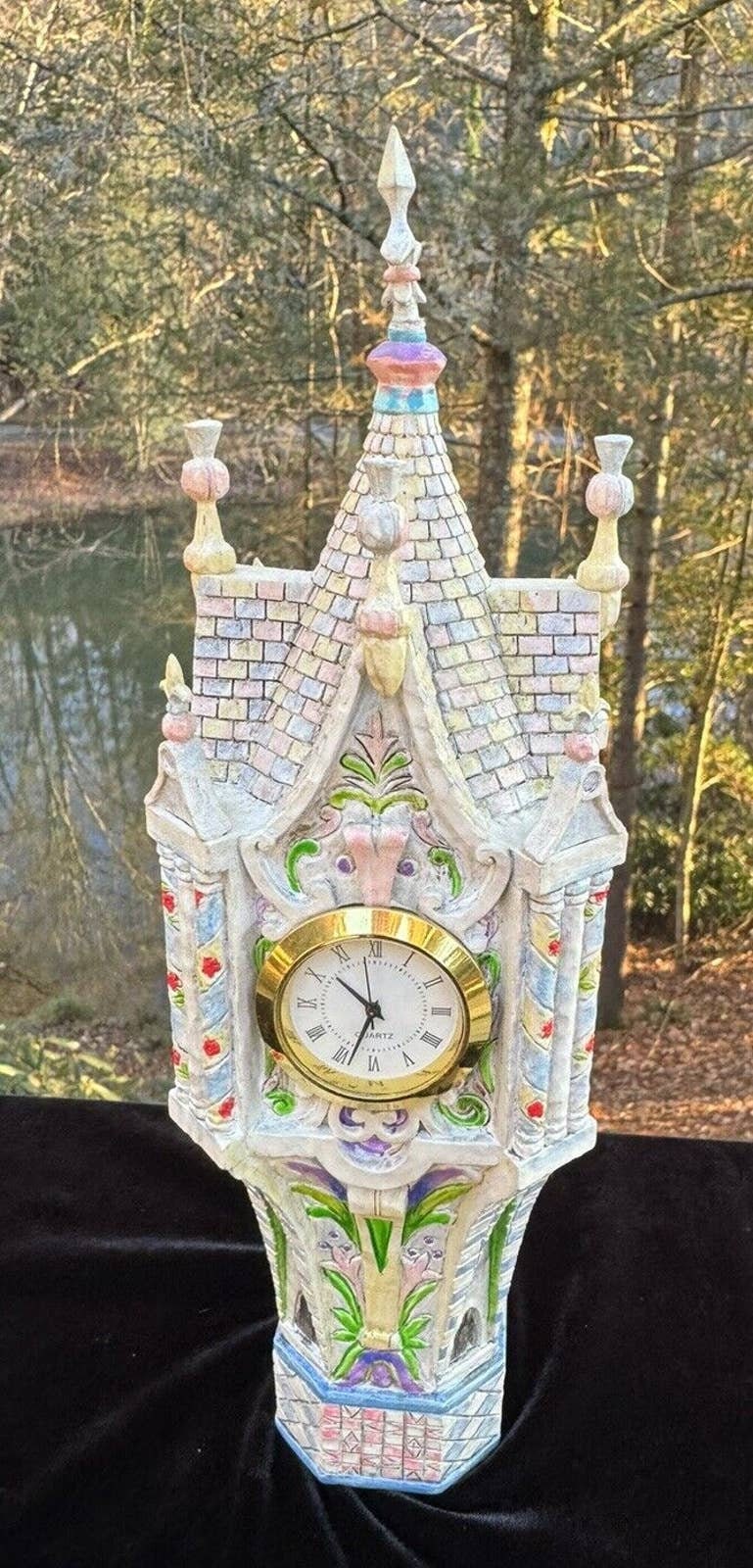 Rare Disney Jim Shore Cinderella Clock Tower in Time All Fairy