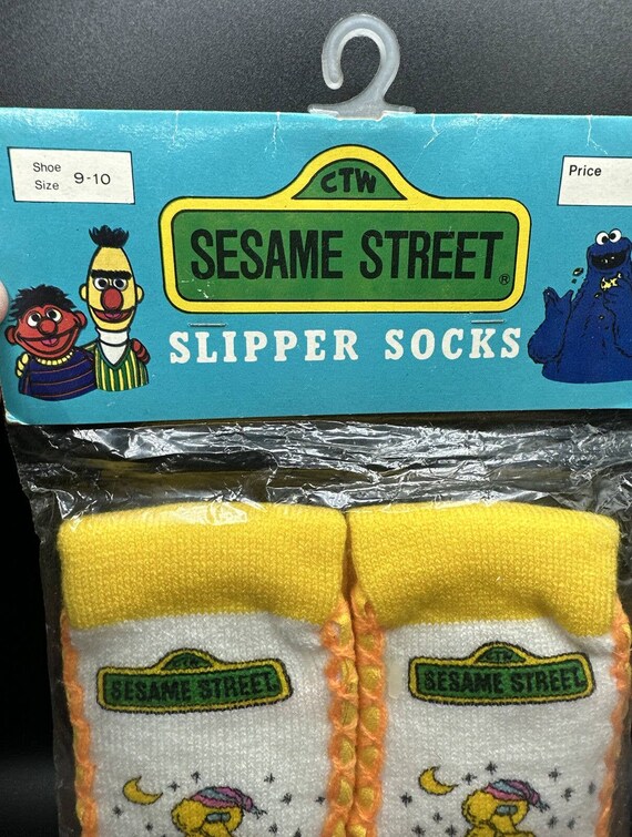 Vintage Tru-Stitch Tagged Sample Sesame Street Sl… - image 2