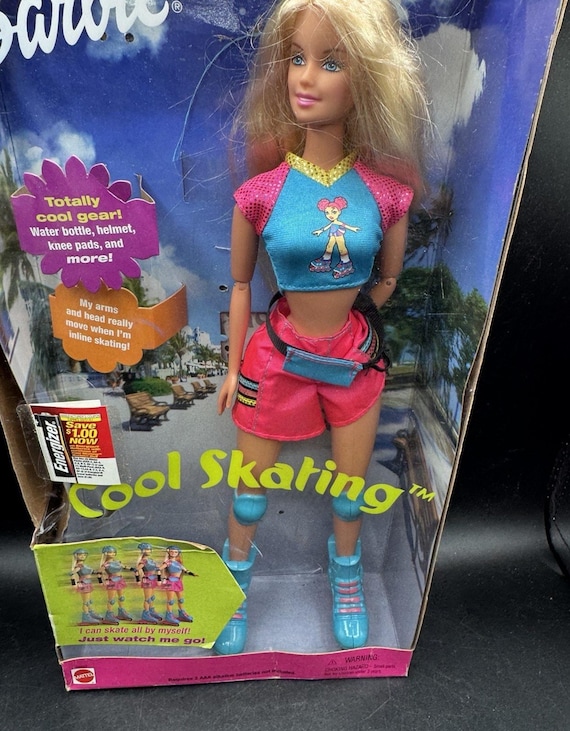 Vintage 1999 Barbie Cool Skating CHRISTIE Mattel 26230 New Open