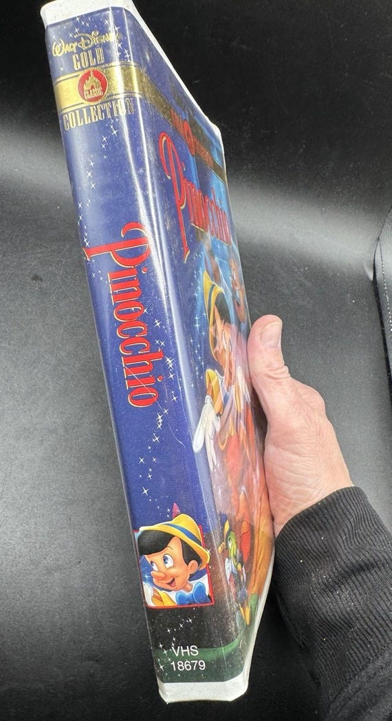 ディズニー ヴィンテージ ピノキオ 60周年記念版 VHS カセットテープ