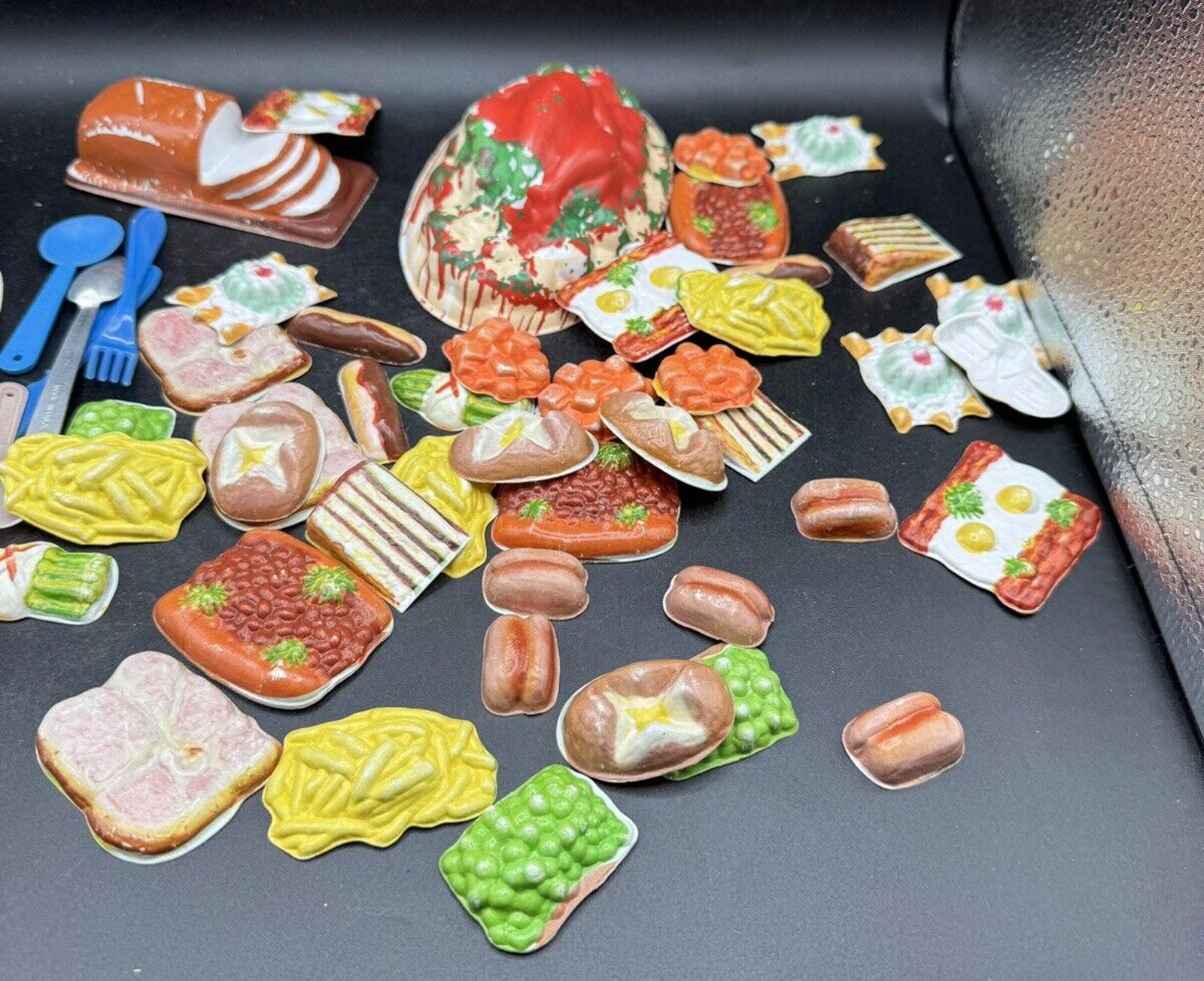 Huge Lot Vintage Celluloid Thin Plastic 1950s Molded Toy Dollhouse  display picture 1