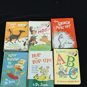 Helle und frühe Bordbücher Lot von 6 kleinen Dr. Seuss Bordbüchern - NEUwertig!