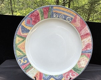 Furio Mesa Chop Plate 12,5" Runde Servierplatte mit geometrischen Designs H097/9
