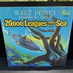 12&quot; LP Walt Disney The Story Of 20,000 Leagues Under The Sea 1963 Disneyland