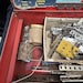 Rare 1949 #12 1/2 AC Gilbert Erector Set 2 Level Metal Case Loaded With ...