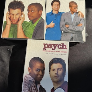 psych dvd complete series DVDs seasons 1-3 Excellent! 3 Is New Sealed!