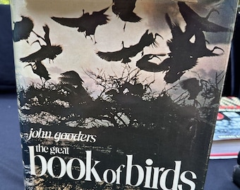 1975 The Great Book of Birds von John Gooders HC DJ Color Illustrations Oversized