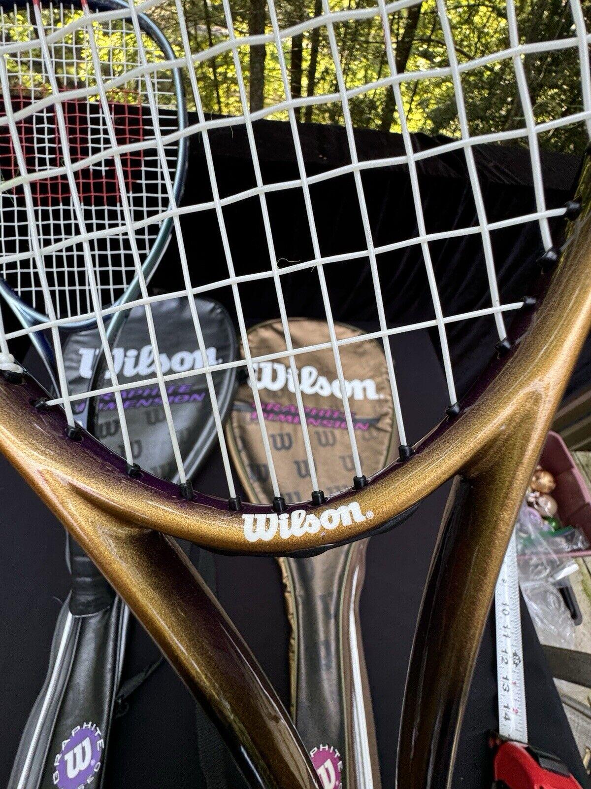 Raquette De Tennis Wilson Graphite Force - Taille 4 1/2 (L4) - Occasion Bon état