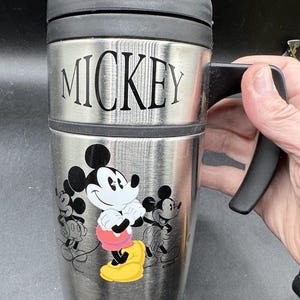 Vintage 1990’s Disney Store Park Mickey Mouse Tumbler Insulated Cup New! -DS3 image 8