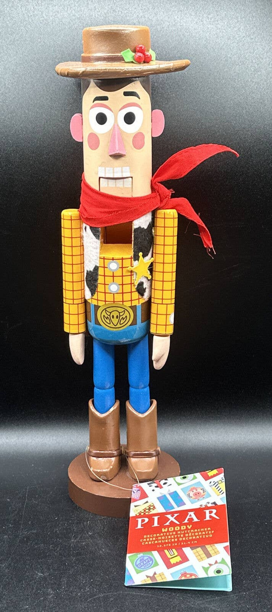 Authentic Disney Woody Nutcracker Figure NIB Pixar Toy Story Etsy