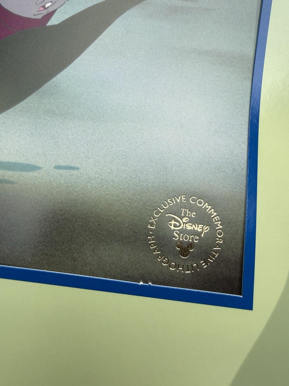 The Rescuers Disney Store THE RESCUERS Framed Disney Store Lithograph 1999 Commemorative Print ...