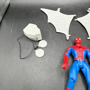 Vintage 1994 Toybiz Spiderman Den animerade serien Web Racer Spider-Man Vintage figur *Begagnad bild 8