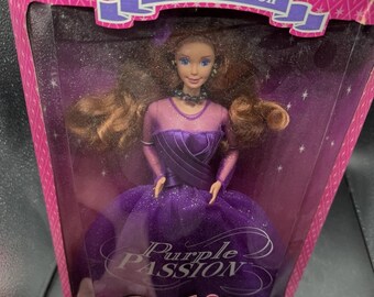 New 1995 Purple Passion Barbie Doll Redhead Special Edition Mattel