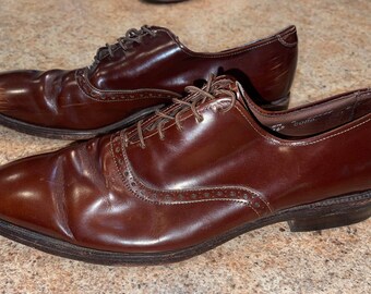 VINTAGE Allen Edmonds Danbury Burgundy Leather‎ Oxfords Men\'s Dress Shoes 13B il_fullxfull.4258116611_2ssl.jpg main image 3
