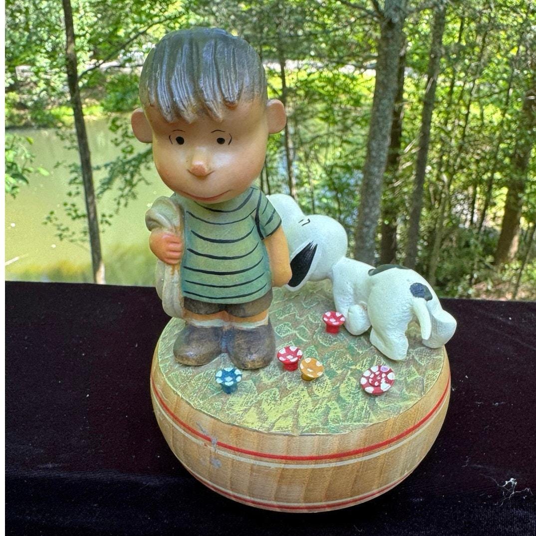 1968 Snoopy Music Box - Etsy