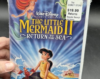 Disney Store the Little Mermaid II Return to the Sea DVD Disney