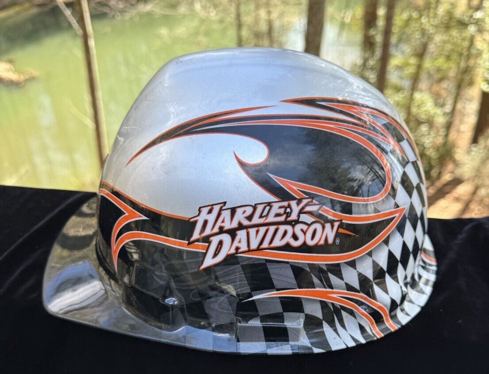 Harley Davidson Adjustable Willson Safety Hard Hat Bump Cap Helmet
