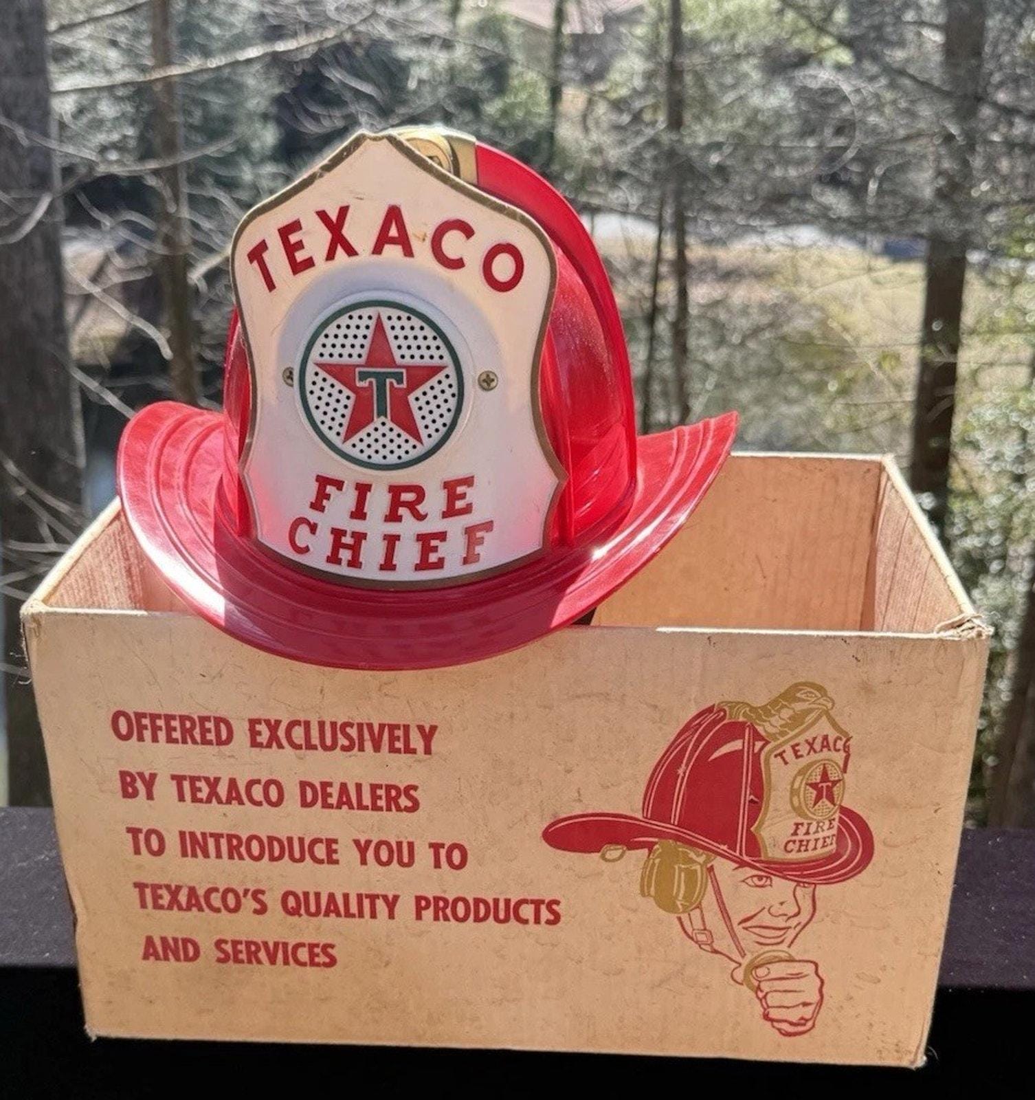 Texaco Fire Helmet - Etsy