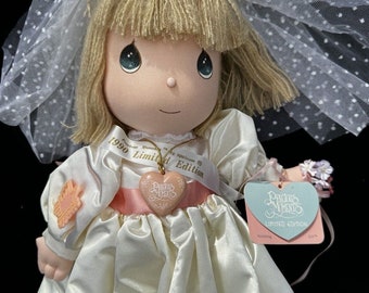 1990 Applause Precious Moments 16" Wedding Joy Bride Doll Limited Edition NWT