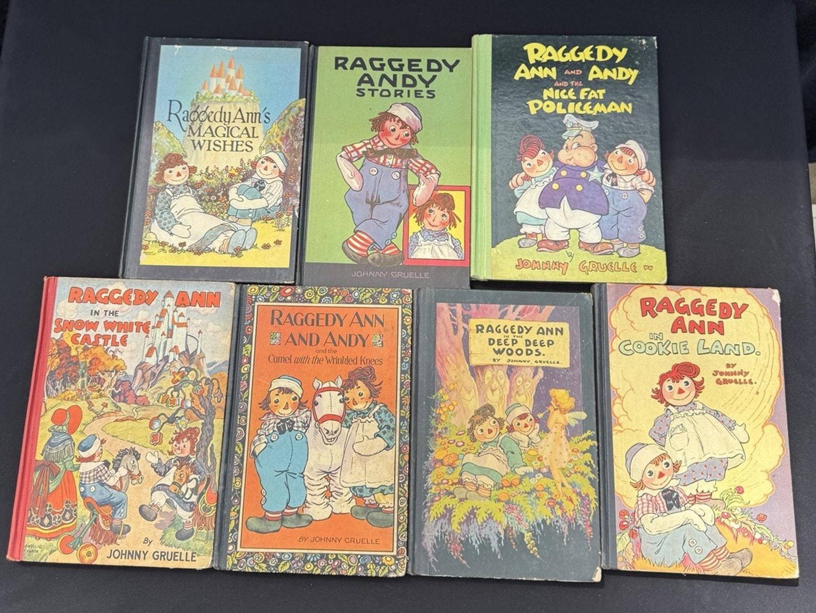 1940年代のジョニー・グルエル著『ラガディ・アンとアンディ』7冊の