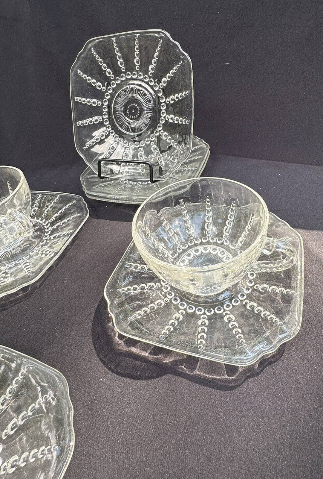 ヴィンテージ 1950 年代 フェデラル グラス クリア コロンビア バブル