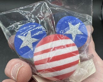 New Disney Store World 4th July Red White Blue Mickey Mouse Icon Antenna Topper