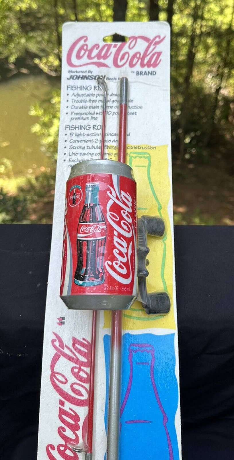 Factory Sealed Vintage 1995 Coca-cola Fishing Johnson Rod & Reel