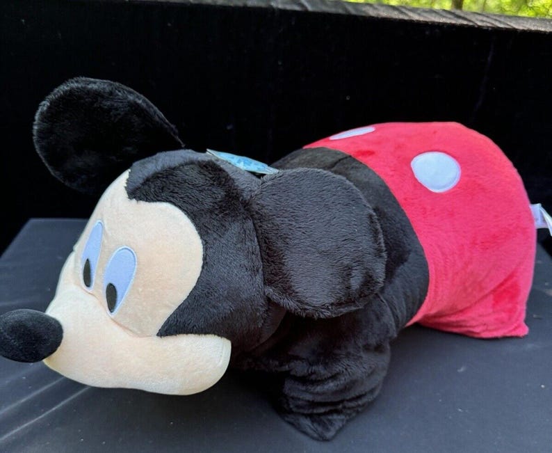 Mickey Mouse Pillow Pet Large 18” Walt Disney Stuffed Animal Plush Toy New! image 2