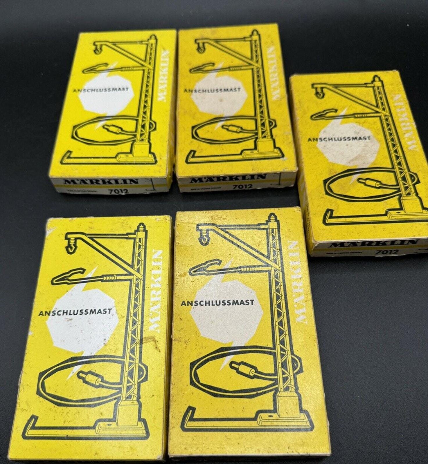 5 Marklin 7012 Catenary Signal Feeder Mast Mint in Box! - Etsy display picture 1
