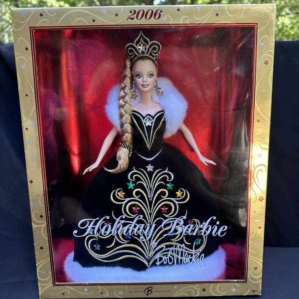 Holiday Barbie Doll by Bob Mackie- J0949 MATTEL Barbie Movie -BR3