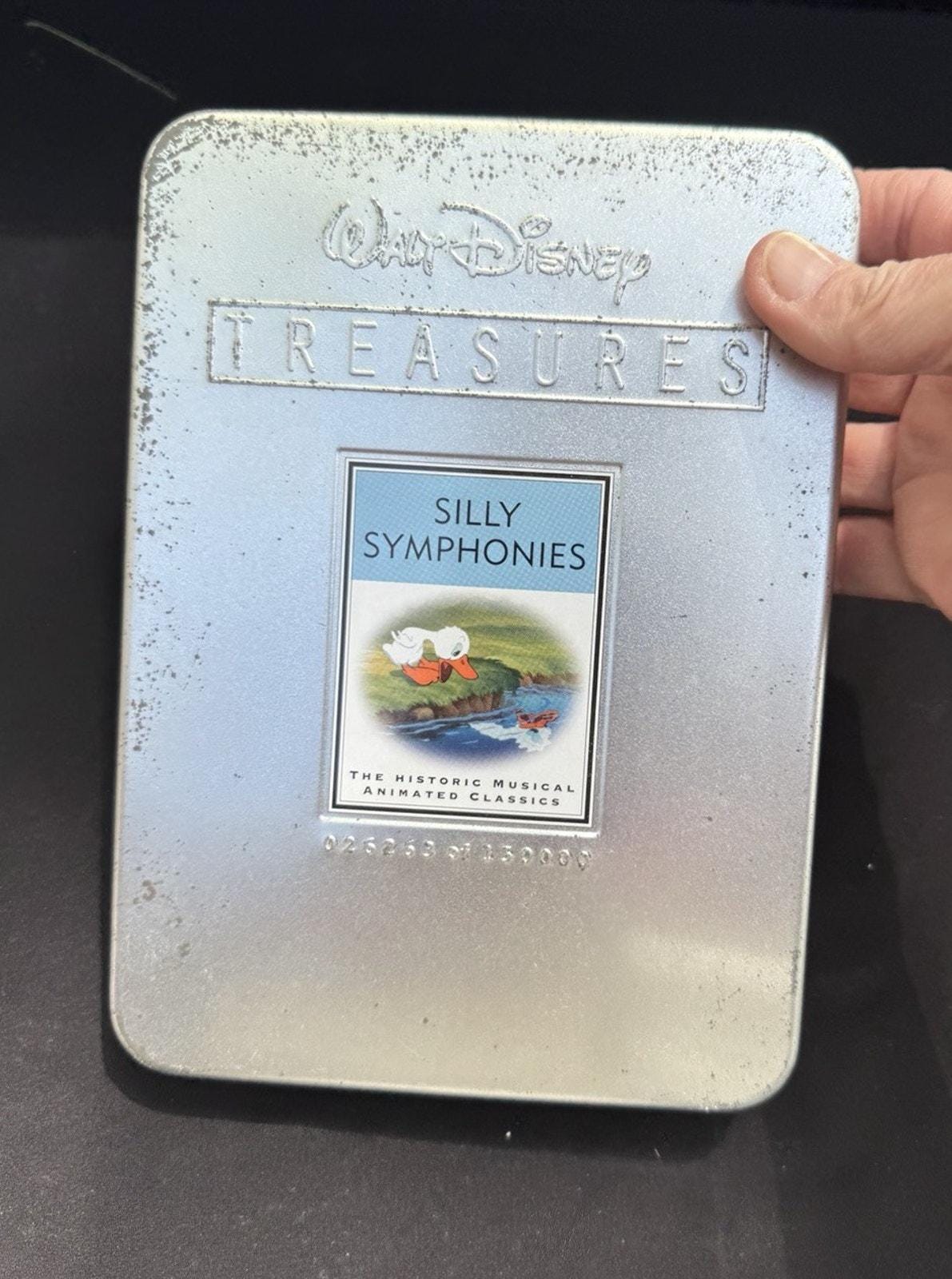 Walt Disney Treasures: Silly Symphonies DVD 2 Discs Card & Booklet