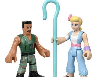 Gloednieuwe Fisher-Price Imaginext Disney Pixar Toy Story Combat Carl en Bo Peep