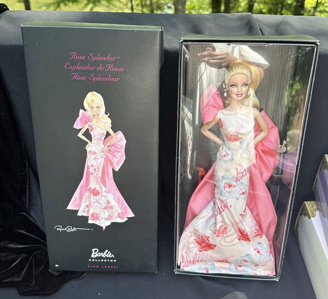 Rose Splendor Barbie Movie Doll Avon Exclusive Pink Label T4349