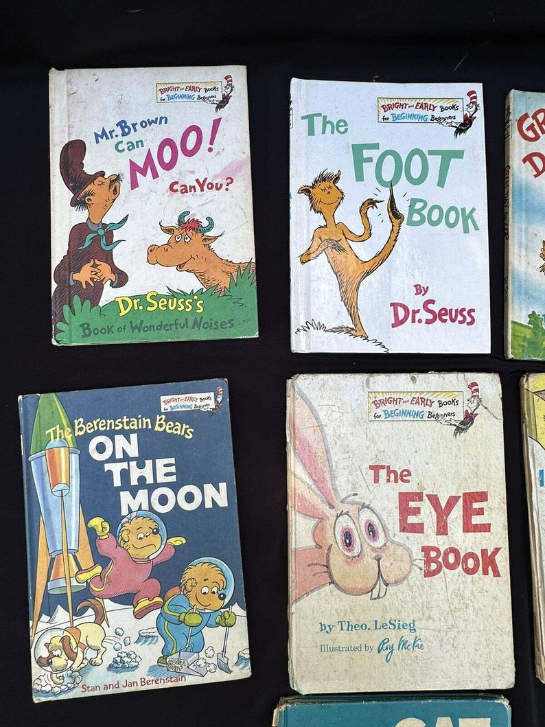 7 Dr Seuss BRIGHT & EARLY Books for Beginning Beginners