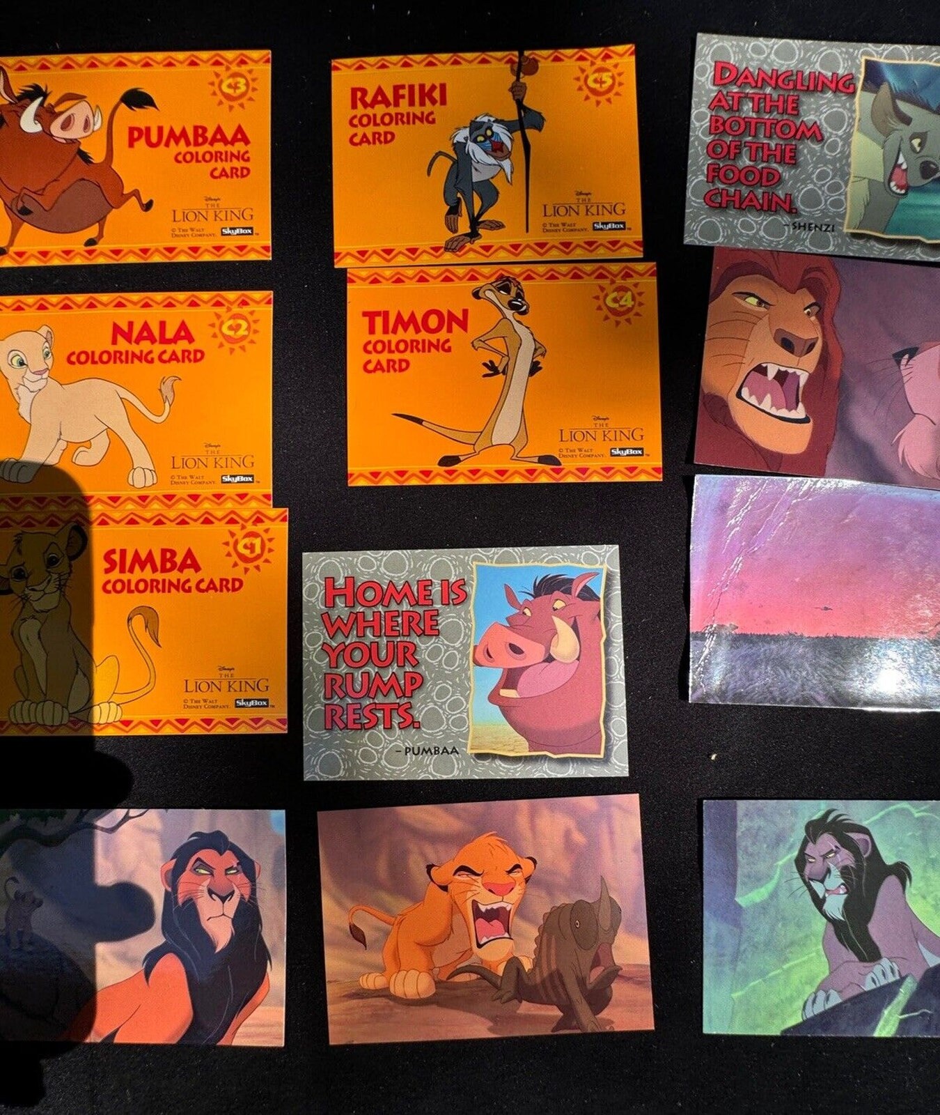 Skybox Disney's the Lion King Trading Cards -9A - Etsy
