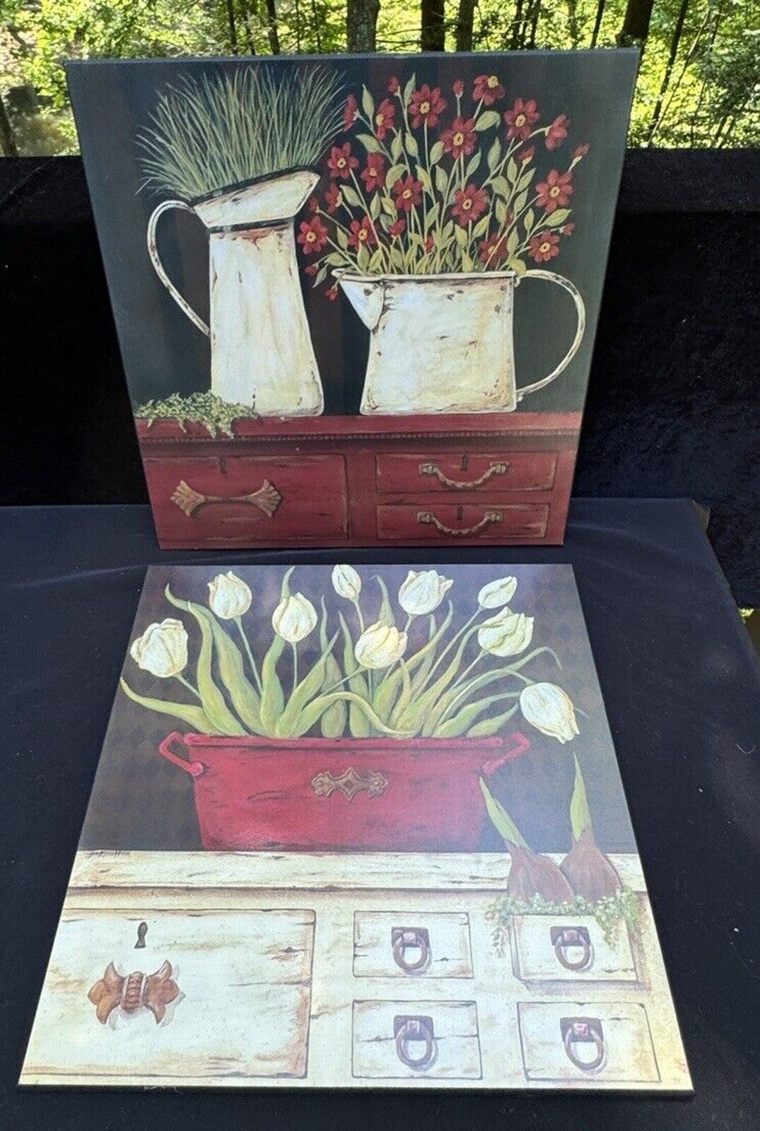 jo moulton art ガラス額縁入りmade in USA絵画 ポスター