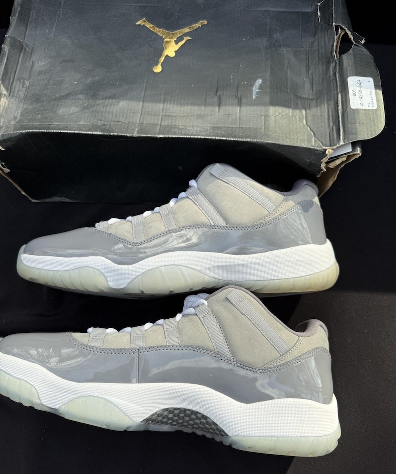 Nike Air Jordan 11 XI Low Cool Grey 528895-003 DS Rare Brand New OG Size 13 image 10