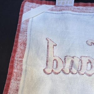 Vintage Thanksgiving Pumpkin Tea Towels 55% Cotton 45 percent Linen Made in Italy image 9