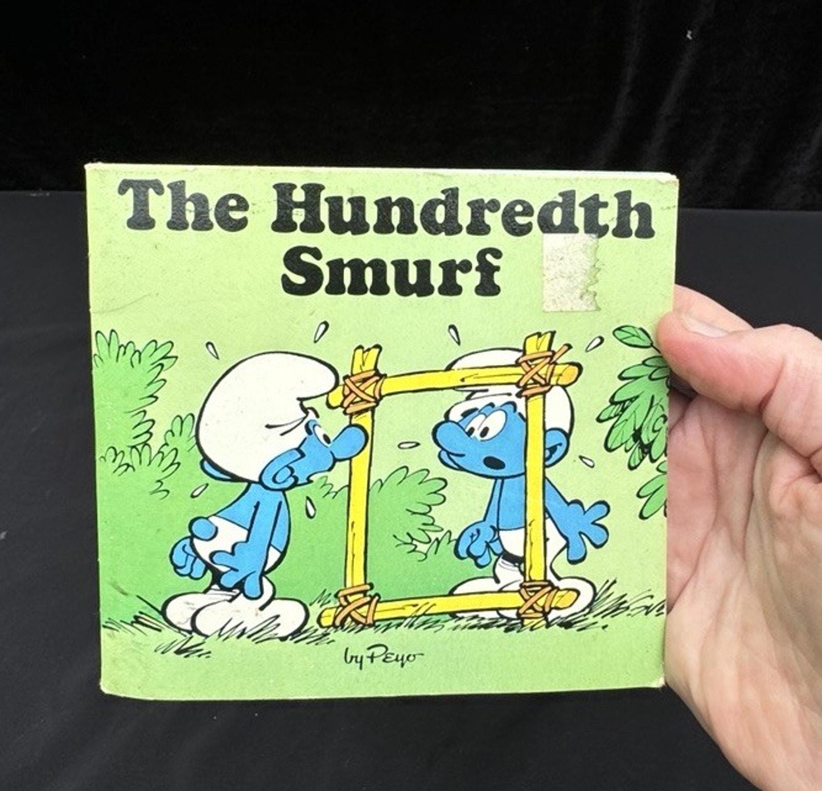 ヴィンテージ 1982 SMURFS ミニストーリーブック The Hundredth Smurf 
