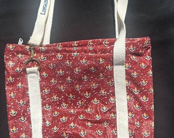 Longaberger Bee 1996 Plaid Messenger Bag Matches Basket Lining Cute!