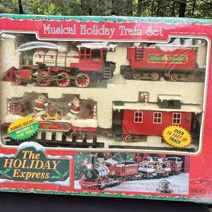 The Holiday Express Animated Train Set Vintage Holiday Express