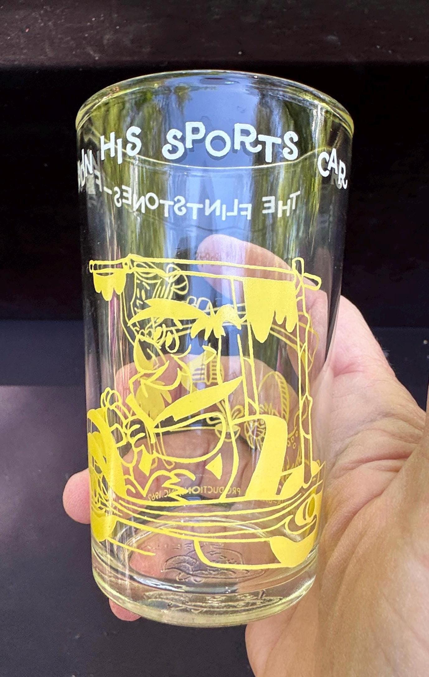 Flintstones jelly glass - Etsy 日本