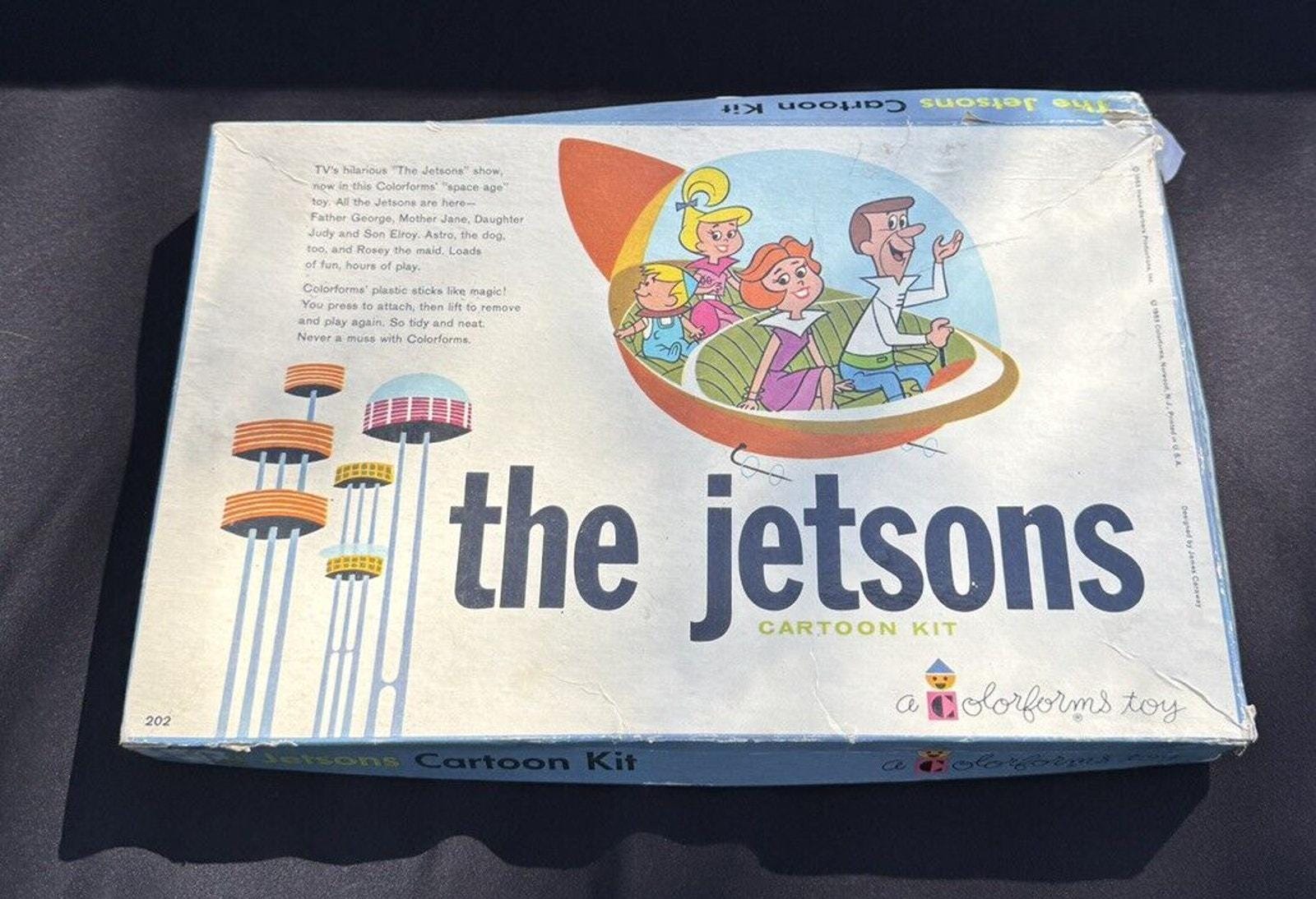 Very Rare the Jetsons 1960's TV Show Color Forms Vintage Toys