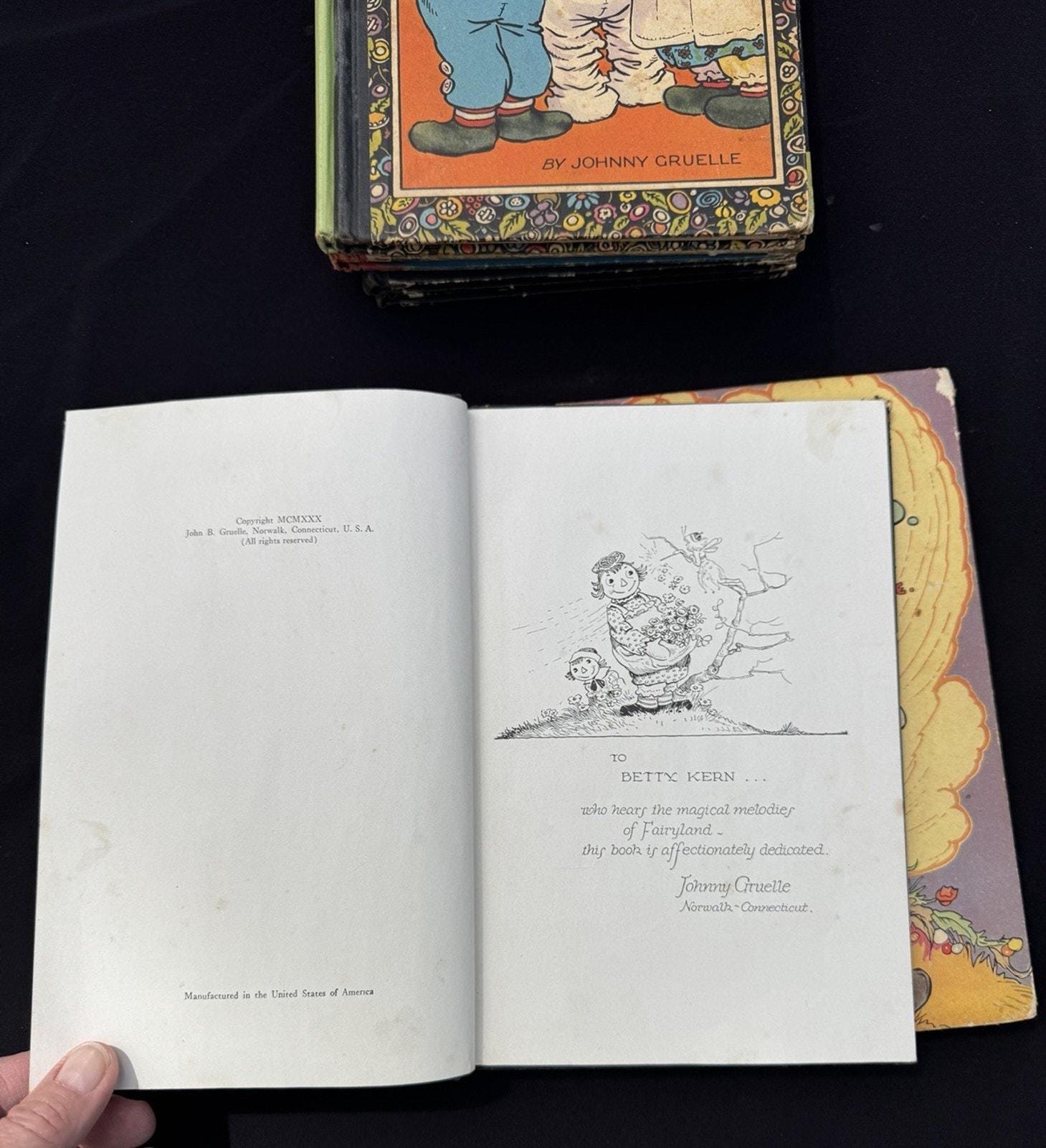 1940年代のジョニー・グルエル著『ラガディ・アンとアンディ』7冊の